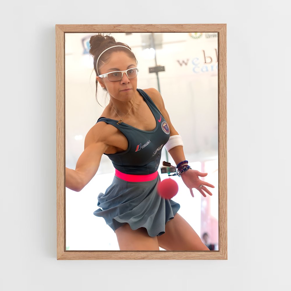 Poster Paola de longoria – affiche Racquetball (vue 4)